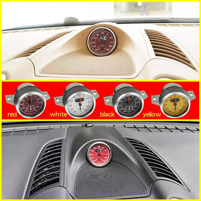 Stopwatch For Porsche Cayenne 958 10-17 Interior Dashboard Central Chrono Clock Compass Time Electronic Meter Clock Accessories