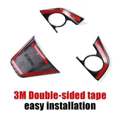 For Toyota Camry XV70 70 2018 2019 2020 2021 2022 2023 ABS Car Steering Wheel Button Panel Trim Cover Decorative Sticker