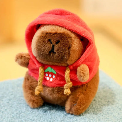 29styles Cartoon Capybara Plush Keychain Cute Stuffed Doll Toys Bag Pendant Hanging Decoration Kapila Doll Ornament Keyring Gift