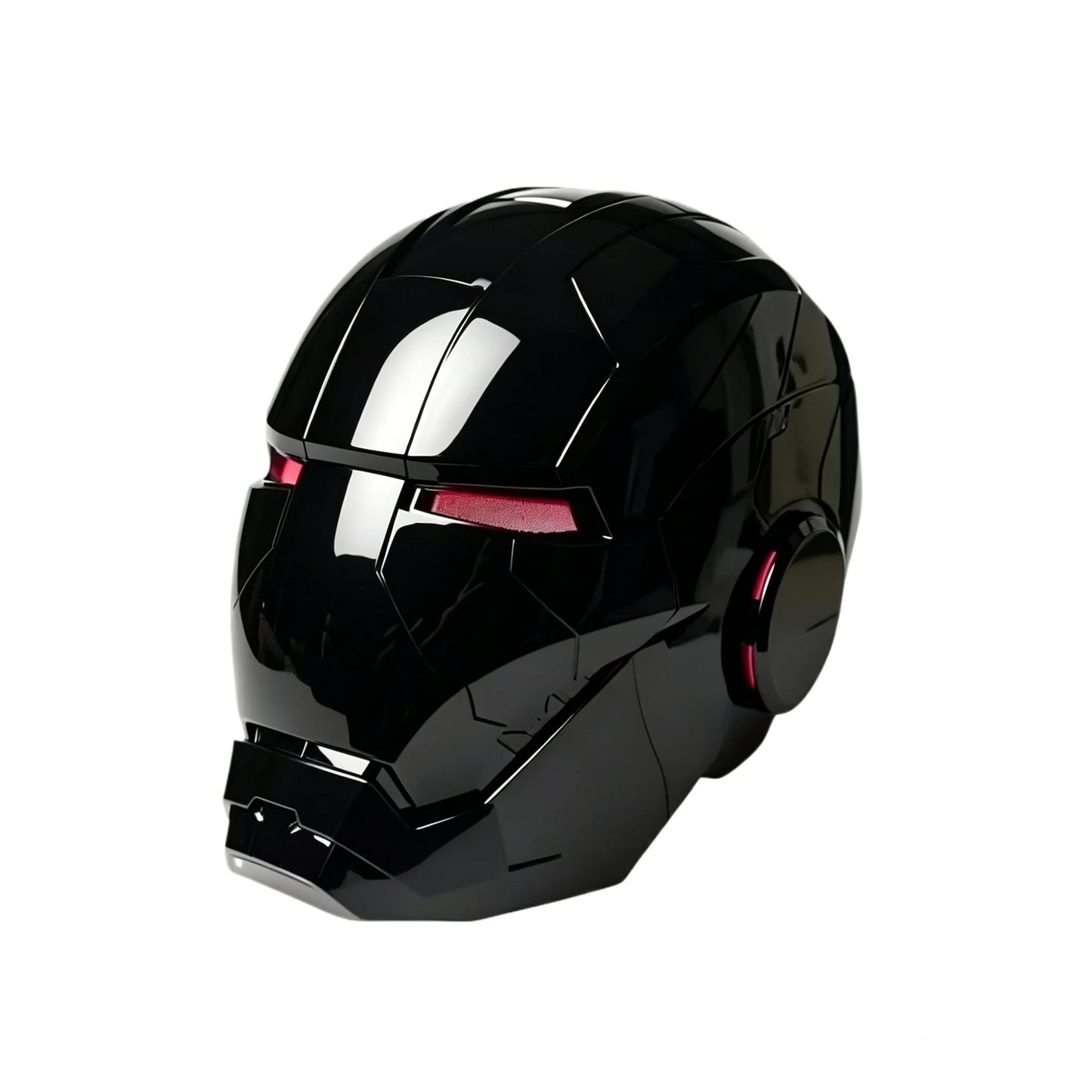 【IN STOCK】Iron Man 1/1 Cosplay Helmet MK5 Gold/Black/Silvery Electric Voice Control Helmet Led Eyes Metal Mask Model Toys Gift