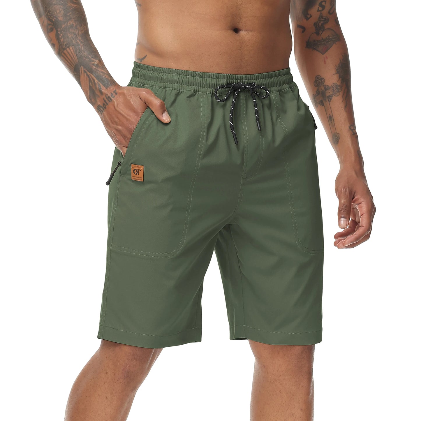 Summer Fitness Training Cargo Shorts, Men's Sweatpants Jogging Athletic Pants Tactical Casual Shorts Pants