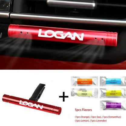 1PC Car Air Vent Perfume Clip Aromatherapy Diffuser Auto Freshener For Dacia Logan Logo Styling Interior Decor Accessories