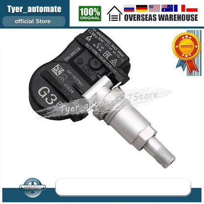 Tyre Pressure Sensors TPMS 433MHz BDMC37140 For Mazda 3 (BP) 2019-2024 B-Hatch Xev 2020-2025 CX-30 2019-2024 CX-5 (KF) 2020-2026