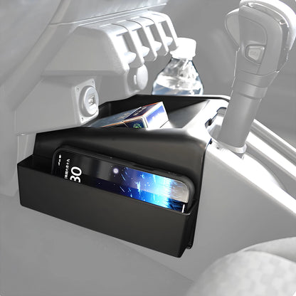 Car Gear Shift Storage Box Center Console Organizer Tray Phone Cup Holder for Suzuki Jimny 2024 2025 AT Model Interior Accessory