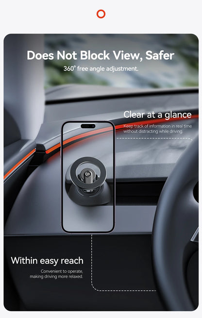YZ For Tesla Model 3 Y Highland Juniper Strong Magnetic Phone Holder for iPhone 16 15 14 Pro Max Samsung phones Air Outlet Base