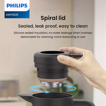 Philips 1.8L Thermal Kettle SUS316 Stainless Steel 48H Vacuum Insulated Water Flask Household Kitchen Hot Water Bottle AWP2525