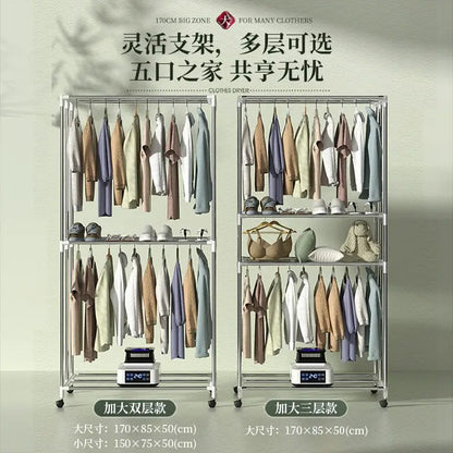 Foldable Household Sterilizing Dryer | Large-Capacity Quick-Dry Clothes | Compact Laundry Artifact