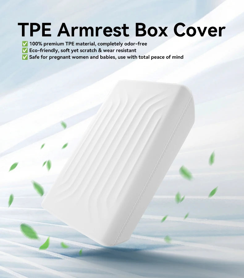 YZ  For Tesla Model Y YL Juniper Model 3 Highland TPE Armrest Cover Soft Case Center Arm Rest Pad Anti-scratch 2026 Accessories