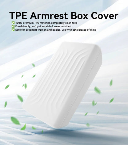 YZ  For Tesla Model Y YL Juniper Model 3 Highland TPE Armrest Cover Soft Case Center Arm Rest Pad Anti-scratch 2026 Accessories