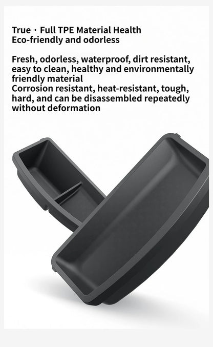 Under Seat Storage Box For Tesla Model YL 2025-2026 TPE Drawer Front Under Seat Organizer Trash Can Car Interior Accessories ﻿