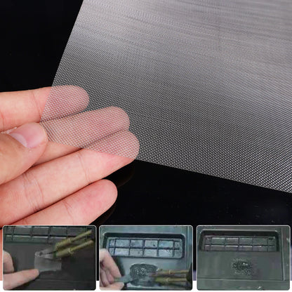 Car Bumper Stainless Steel Repair Mesh Plastic Crack Repair Mesh Welding Wire Mesh Net For Bumper Body Hood Vents 15x20cm