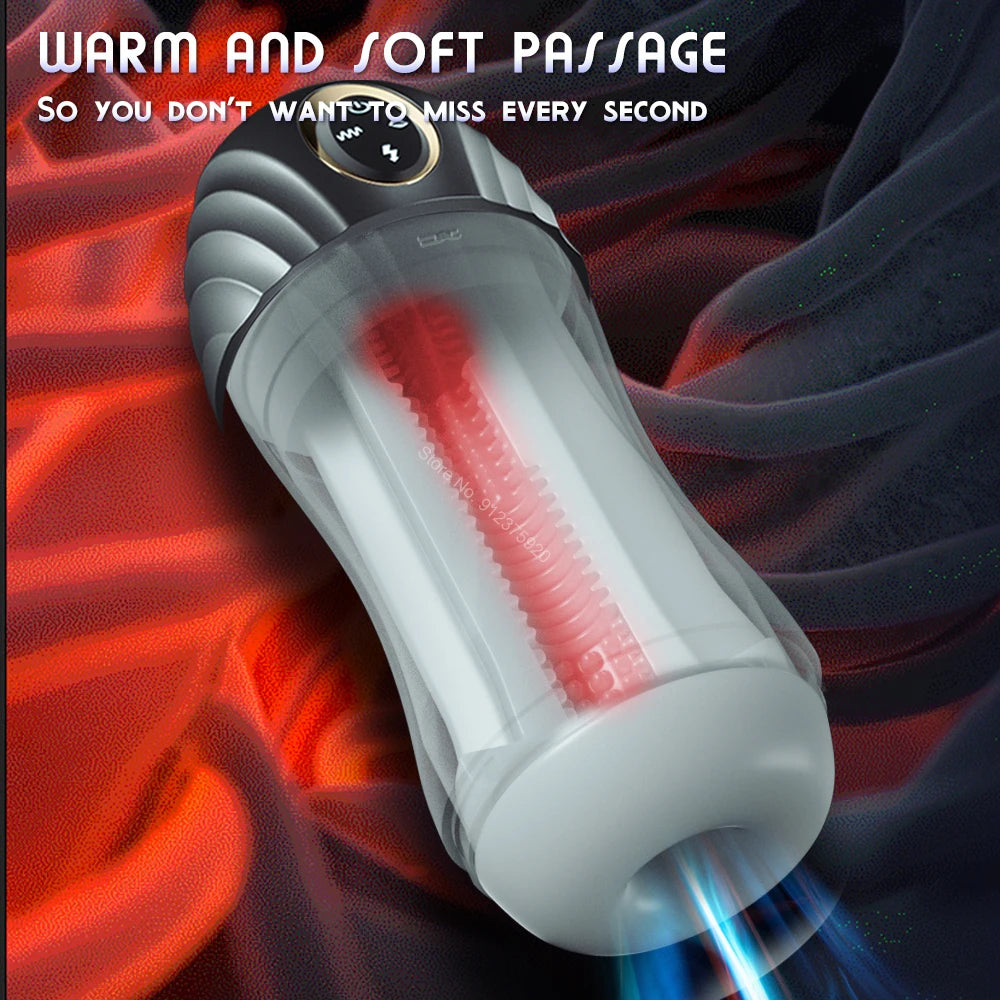 Automatic Sucking Male Mastubator Blowjob Masturbation Equipment Machine Sex Toys Adult Goods for Men Man Masturbators Cup