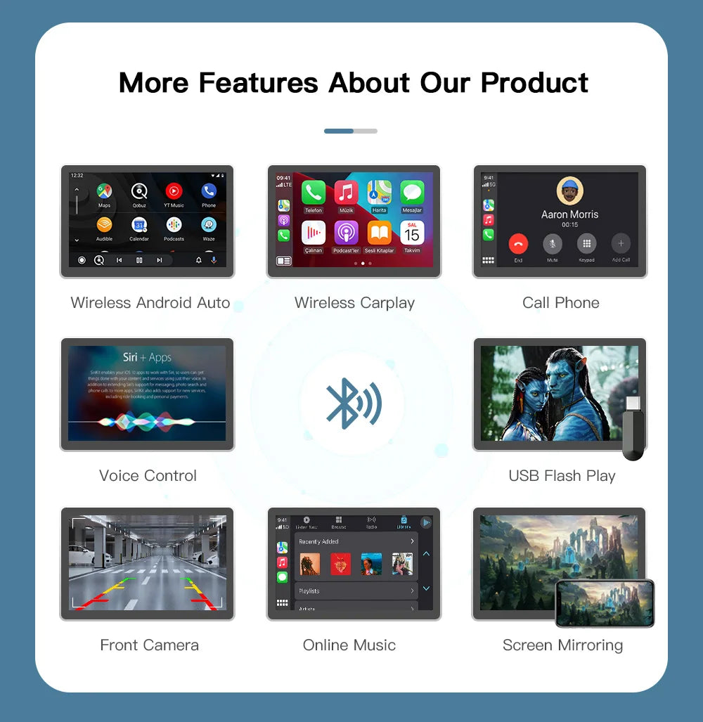 Wireless Carplay Android Auto module For TOYOTA CH-R Corolla Camry Auris prius RAV4 Avensis Highlander car play box Car decoder