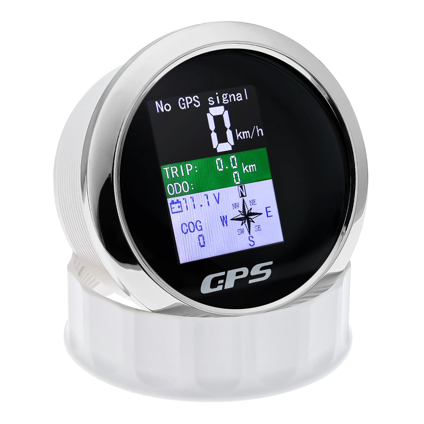 85mm Digital GPS Speedometer Odometer with GPS Antenna TFT Screen Waterproof Voltmeter Universal for 12V 24V Car Boat Motorcycle