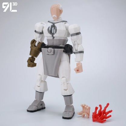 9L3D Superhero Team Invincible Boy Heroes Action Figure Lucky13 Dummy13 Multi-Colored T13 Multi-Jointed Collectible Toys Titan13