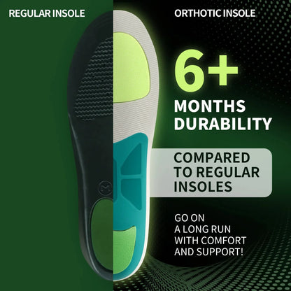 Plantar Fasciitis Heavy Support 210lb Orthopedic Insert Flat Feet Heel Pain Relief Work Boot Insole All-Day Cushioning Men Women