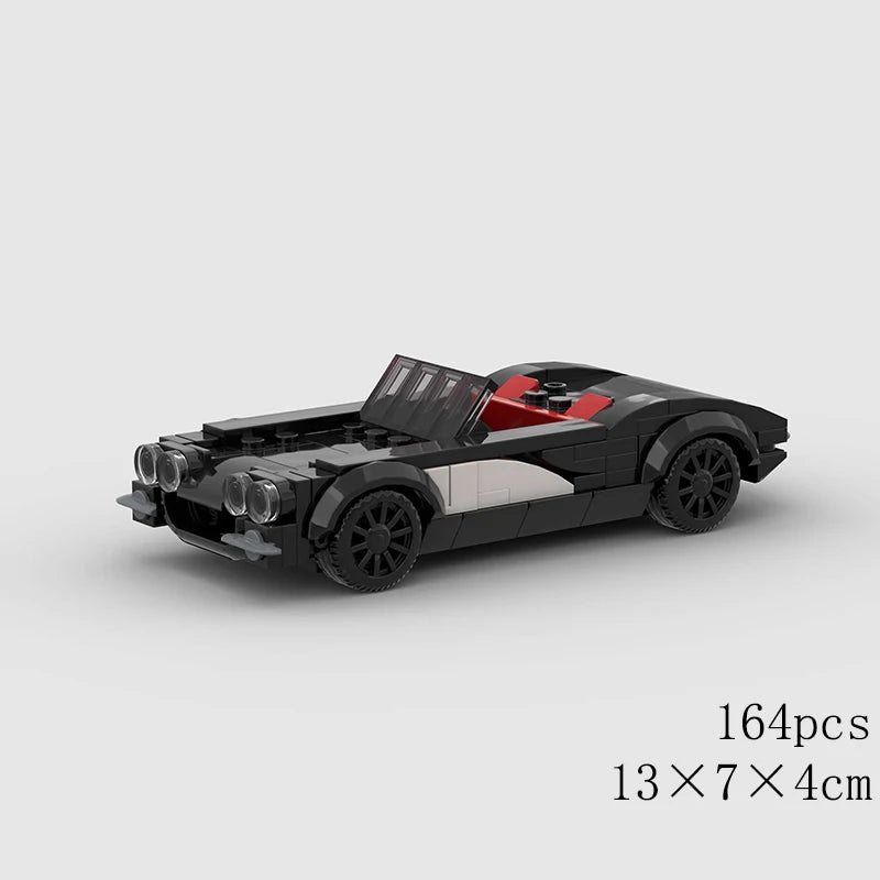 MOC Speed Car Miata MX-5 NA M3 Super Race Sport Vehicle Model Building Block Technical Racing Brick Toy Christmas Gift City