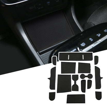 LFOTPP Door Groove Mat for Hyundai Tucson NX4 2025 2026 Car Anti-slip Rubber Gate Slot Pad Car Hyundai Tucson 2025 Accessories