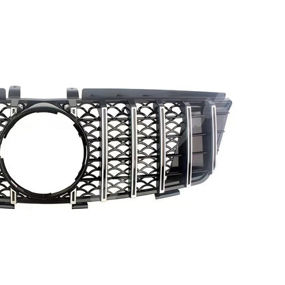 Front Mask Grille Bumper Grill Hood Mesh Modification For Mercedes Benz ML W164 2005-2011 GT Diamond Style Tuning Accessories