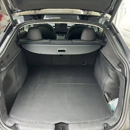 for Tesla New Model Y Juniper 2025 Cargo Curtain Cover Retractable Rear Trunk Luggage Carrier Privacy Protect Cover Accessories