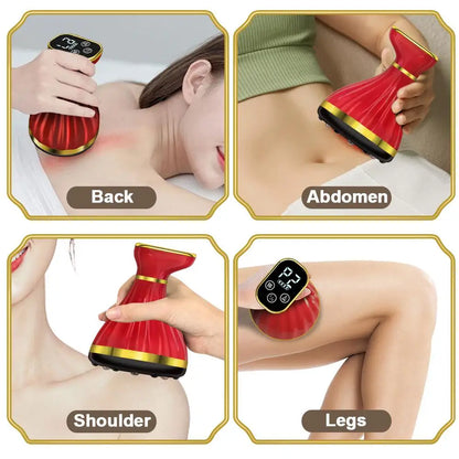 New Electric Vacuum Scraping Massage Machine, 3 Modes Face and Body Sculpture, Lymph Drainage, USB Charging, Perfect Gift