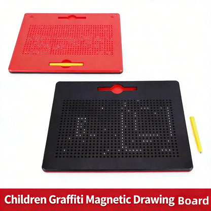 Children Graffiti Magnetic Drawing Board Magnetic Ball Sketch Pad Kids Learning Drawing Educational Toy For Boys Girls Kids