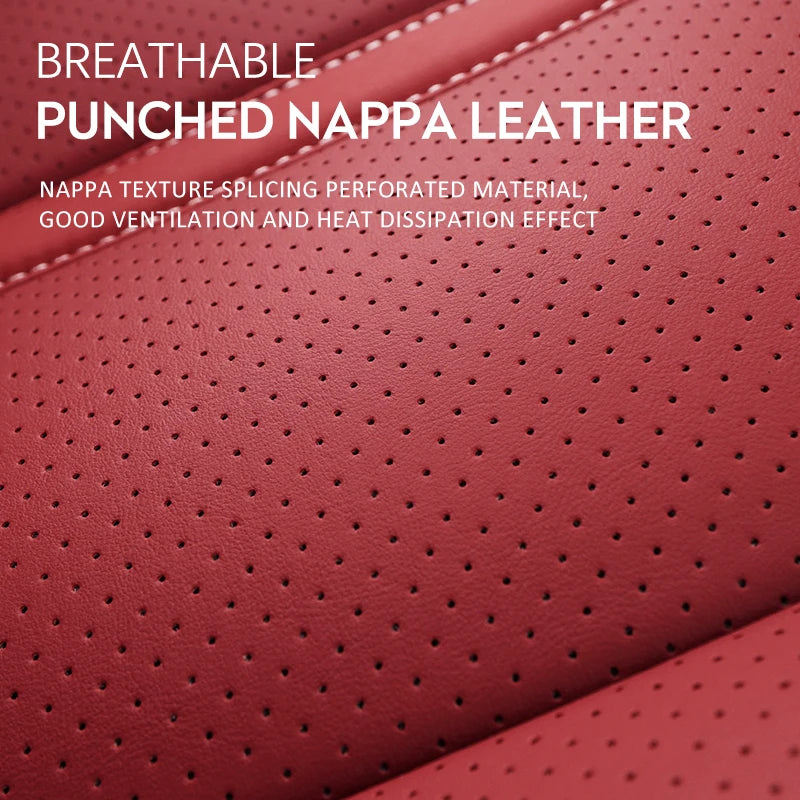 Universal PU Leather Car Seat Cover Full Wrap Anti Slip Vehicle Chair Protector Mat Waterproof Sweatproof Auto Seat Cushion