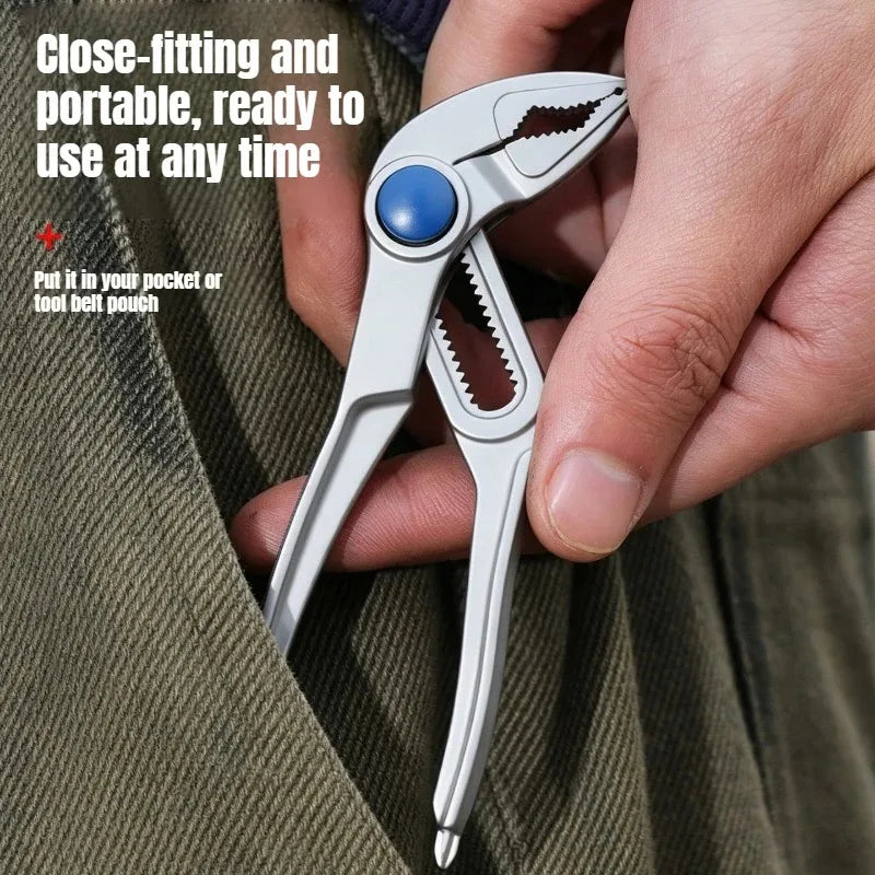 Pliers Mini V Jaw Adjustable Push Lock Multi Grip Hand Tool For Automobile Repair And Mechanic Workshop Maintenance Work