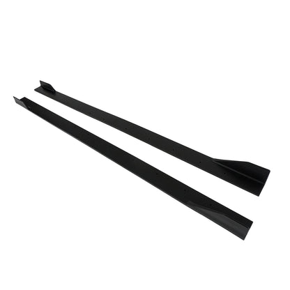 For Lexus Is300 Is350 Is500 2021-2025 A Pair of Car Side Skirt Extension Parts Accessories Matte Black Carbon Fiber Style