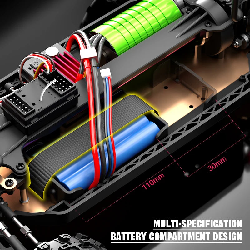 JJRC C8803 C8805 RC Car 4x4 Super Brushless 50/60/70KM/H 4WD High Speed RC Off-Road Car Children and Adults Toys