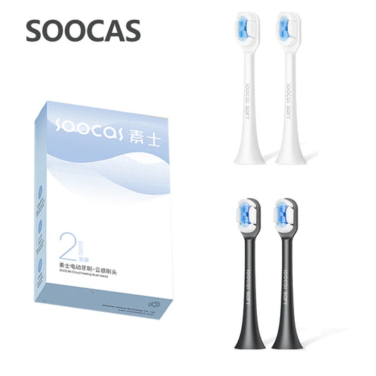 SOOCAS X3S Original Replacement Toothbrush Heads SOOCAS D2/D3S/D5 Sonic Electric Tooth Brush Head Nozzle Jets