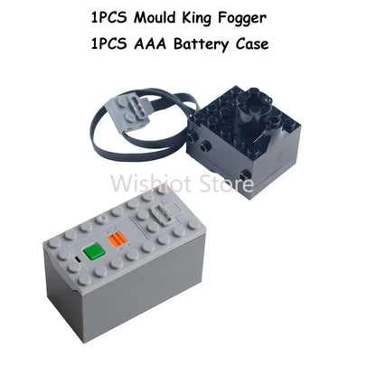Technical Light Spray Parts Mould King Fogger Legoeds-Compatible Building Blocks MOC Supercar Retro Steam Train Chimney Smoke