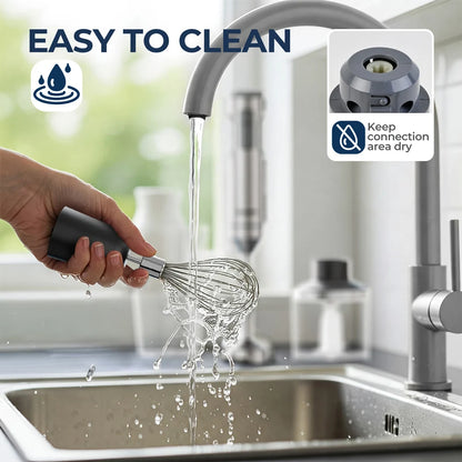 Powerful Hand Immersion Blender 1200W MAX,4-in-1 Stainless Steel Stick Food Mixer,700ml Mixing Beaker,500ml Processor,Whisk