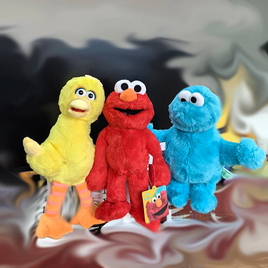 Cute Sesame Street Plush Dolls Toy Featuring Elmo Cookie Monster Big Bird Adorable English Leaning Options For All Ages