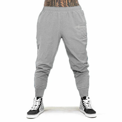 Gym Fitness Running Sport Trousers Men's Casual Bodybuilding Training Bottoms Summer Ultra-thin Breathable Quick-drying Pants