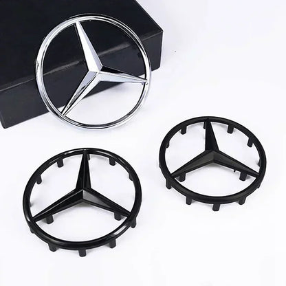 1pcs 52mm 57mm Car Steering Wheel Badge Emblem Sticker Mercedes Benz Amg W204 W205 W212 W213 W221 W177 W246 GLA GLC CLA A AAXXZZ