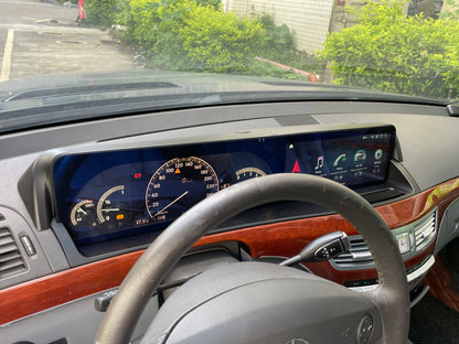 Android 13 Navigation GPS 12.3" Carplay For Benz S/CL class W221 2006-2013