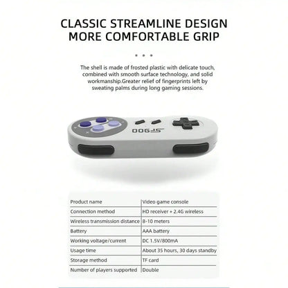SF900 Retro Console With 5000 Built-In Games TV Game Controller Comes with Dual Wireless Gamepads Game Controller Classic Game