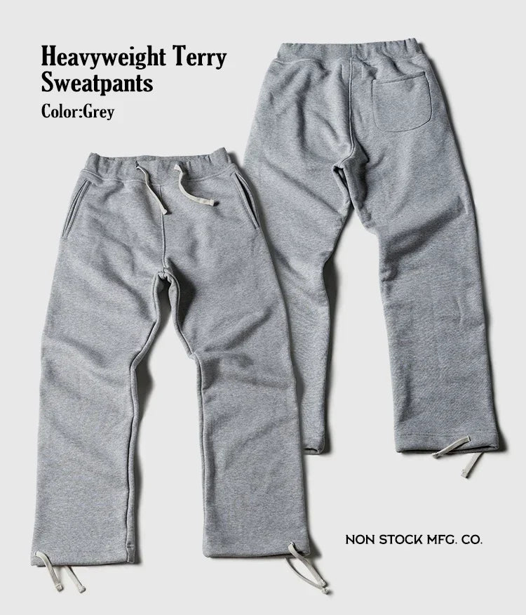 Non Stock Men's Heavyweight Sweatpants Leisure Cotton Jogger Workout Active Pants