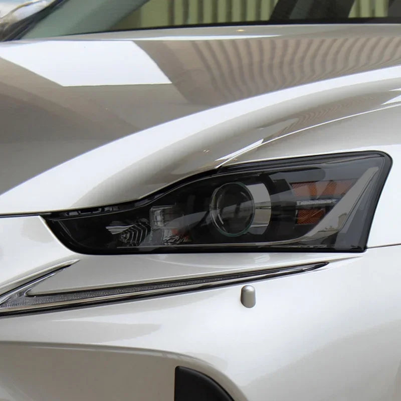2 Pcs Car Headlight Protective Film Transparent Black TPU Sticker For Lexus IS 2016-2020 IS 200t 300h 250 F Sport Accessories