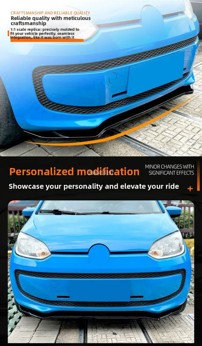 For Volkswagen VW UP 2011-2015 Front lip front shovel surround spoiler exterior modification parts