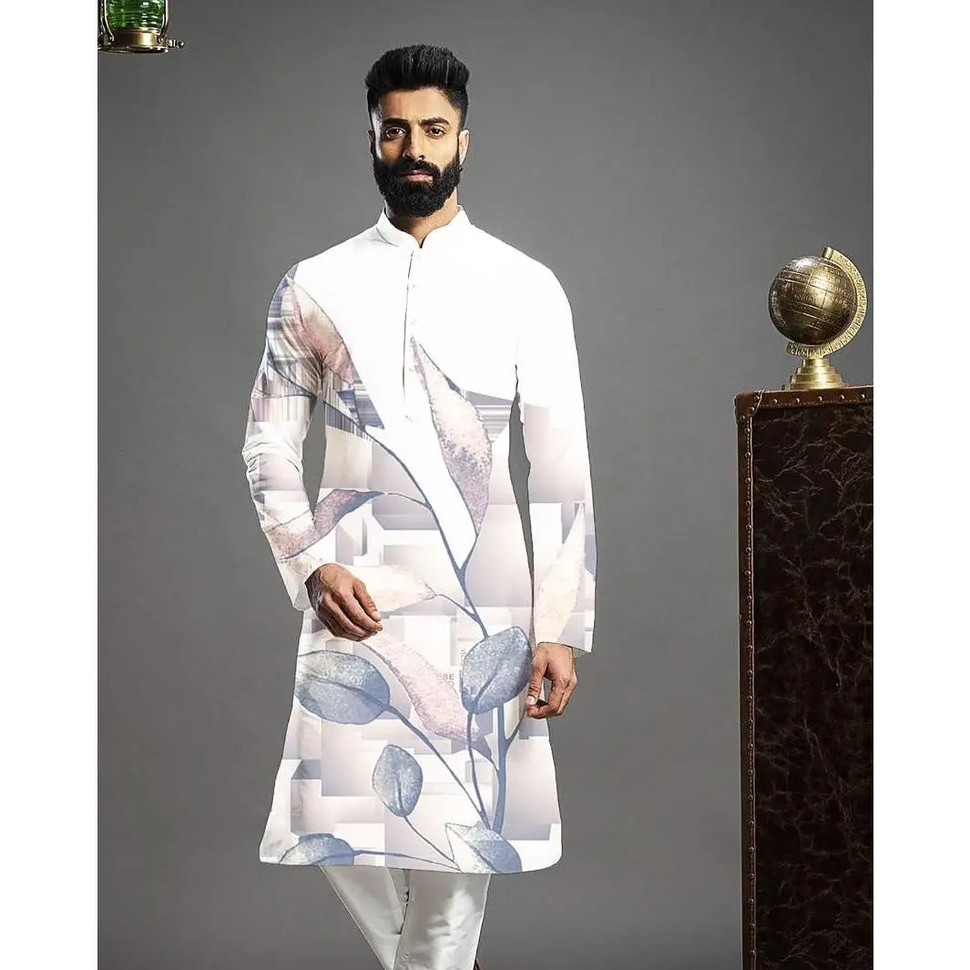 Mens Abaya Thobe Arabic Longline T Shirts Henley Kaftan Banded Plain Gown Shirts Men's Muslim Kaftan 2025 Harajuku Streetwear