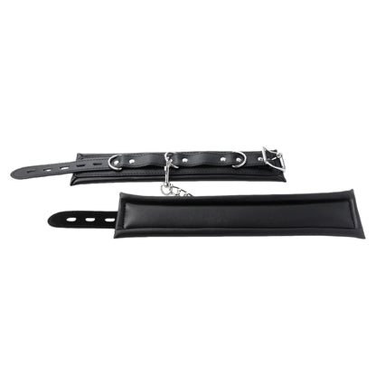 BDSM Sex Leather Bondage Optional Handcuffs Collar Wrist Ankle Cuffs for Fetish Erotic Adult Games Couple Sex Toys Restraints