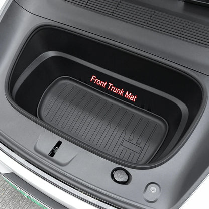 Cargo Liners for 2025 2026 Tesla Model Y Juniper Trunk Mat Front Rear Frunk Trunk Mats Tailgate Tray Pad Protector Accessories