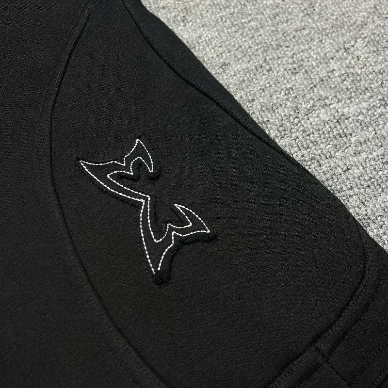 2026ss Summer Embroidery Mertra Shorts High Street Men Women Casual Drawstring Patchwork Splicing Cotton Short Pants