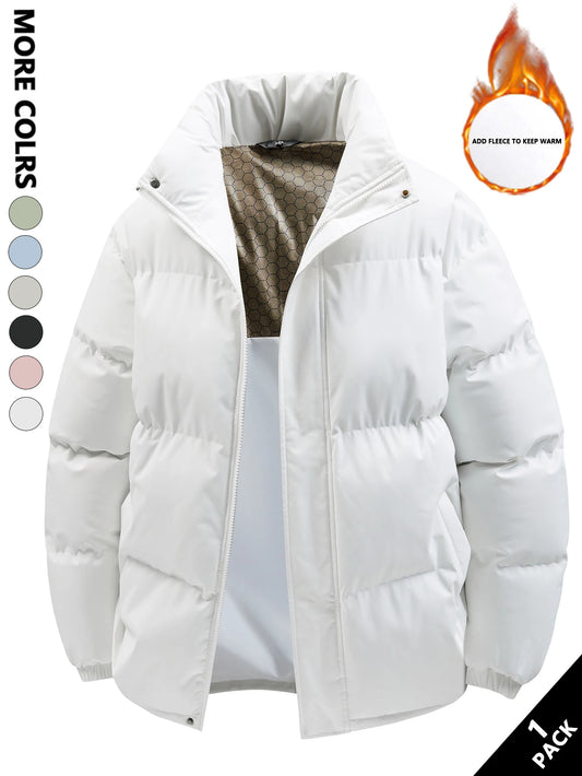 Men's Winter Cotton Clothing, Cold-Resistant and Heat-Retaining, Windproof and Thick, Suitable for Daily Commuting, Outdoor Travel, Autumn and Winter Outings, Home Wear, Friend Gatherings, Short Trips