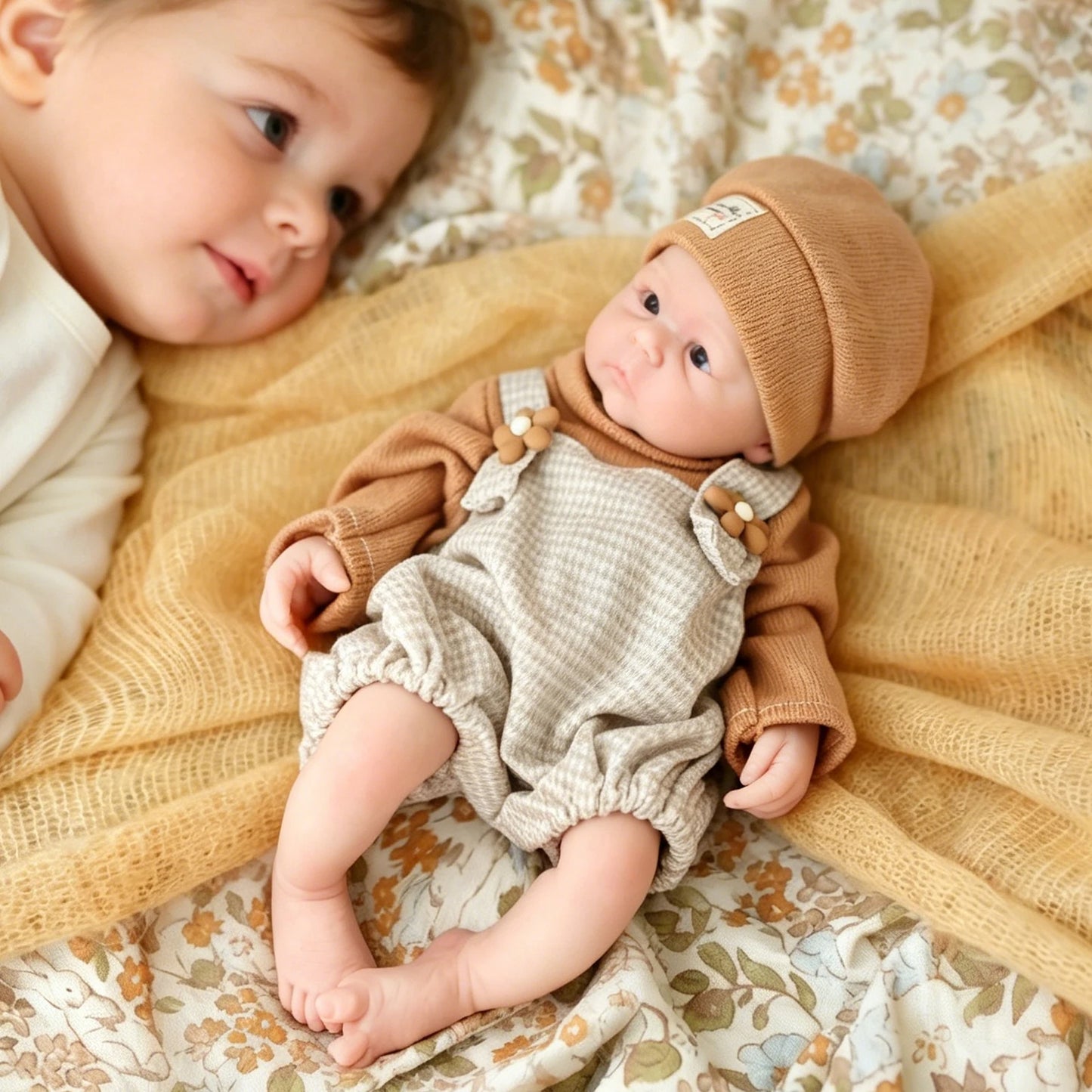 30CM 12 Inch Micro Preemie Full Body Silicone Reborn Baby Doll Lifelike Anti-Stress Bebe Reborn Surprise Realistic Doll for Coll