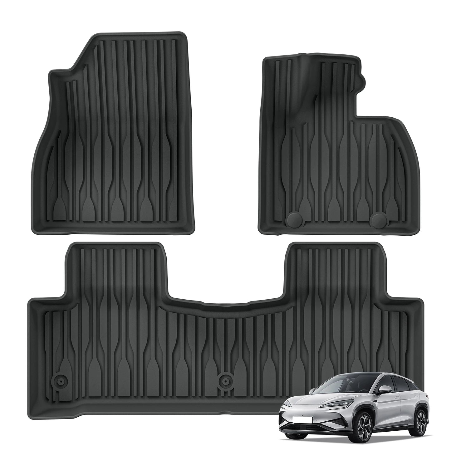 Right Drive for BYD Sealion 7 EV Model 2024 2025 TPE 3D Car Floor Mats Cargo Liner Pad Waterproof All- Weather Accessories