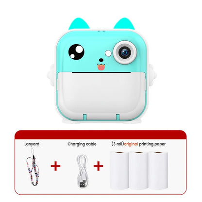Children Instant Print Camera Kids Video Photography Digital Photo Camera Toy Mini Thermal Printer for Boy Girls Birthday Gift