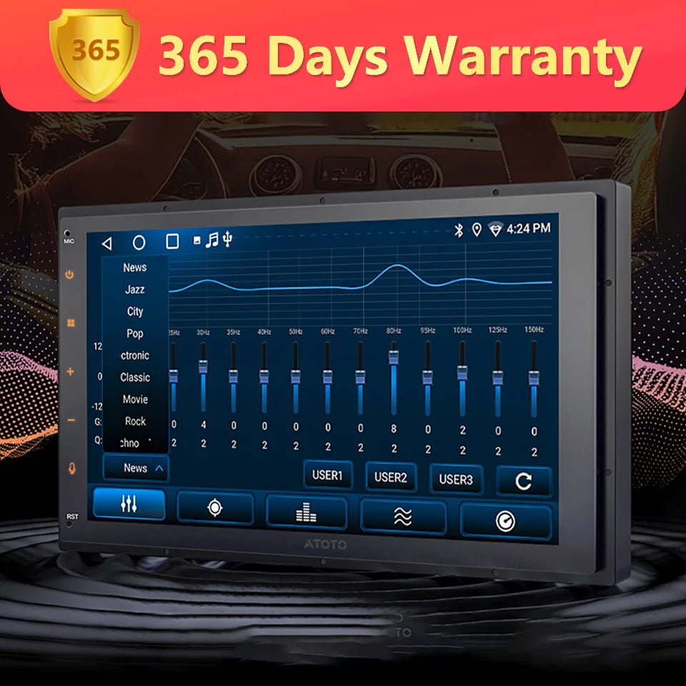 7 inch 2Din Android Car Multimedia Player Carplay Screen Android Auto Bluetooth Radio Double 2 Din Car Stereo A5 A5L Atotozone